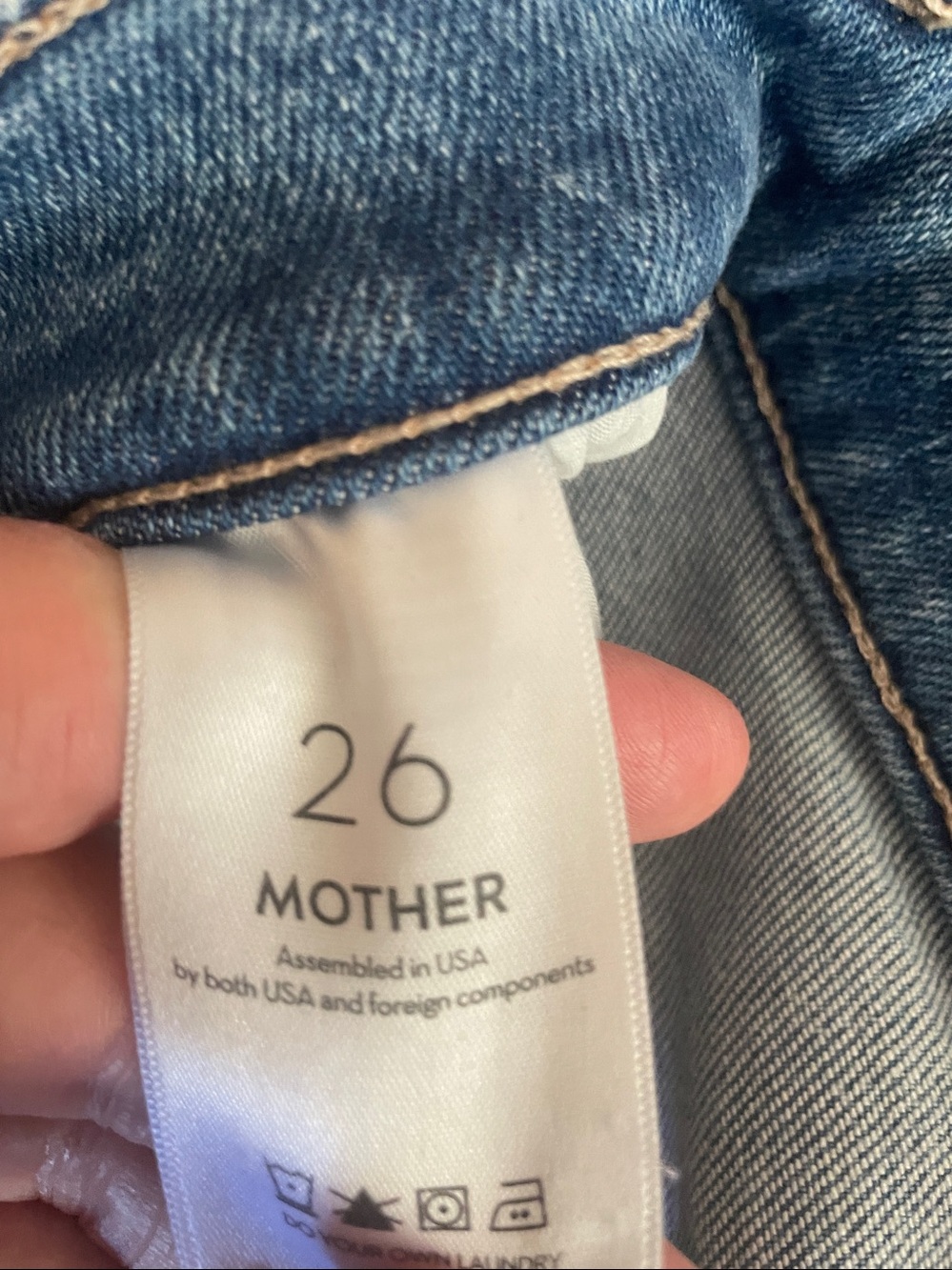 Mother The Kick Hi Rise Straight Leg Color Fan Favorite Size 26 - Picture 5 of 11